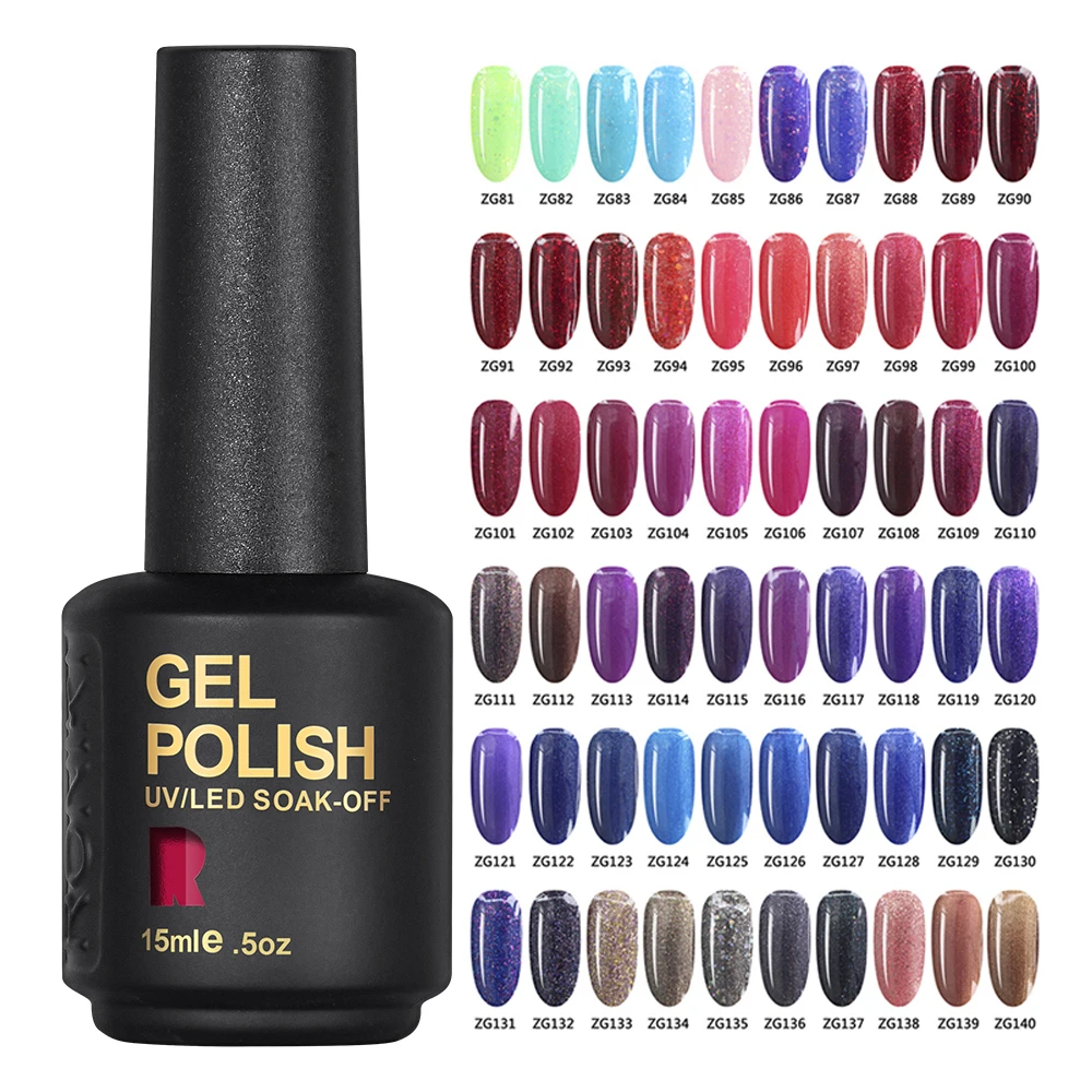 RONIKI Reliable Supplier Wholesale Free HEMA Soak Off Vegan Nail Polish Private Label UV Gel