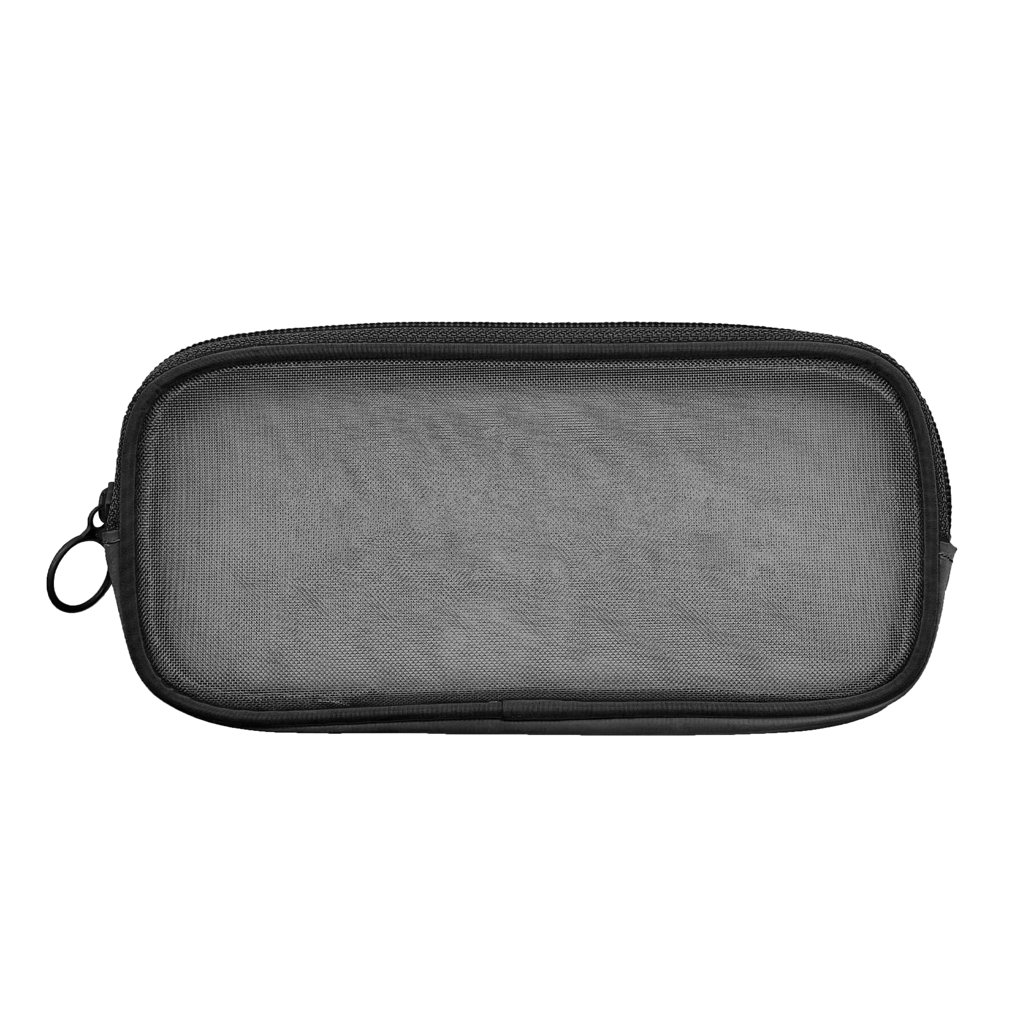 High Quality Custom Nylon Mesh Cosmetic Bag Travel Cosmetic Zipper Pouch Woman Makeup bag For Lady