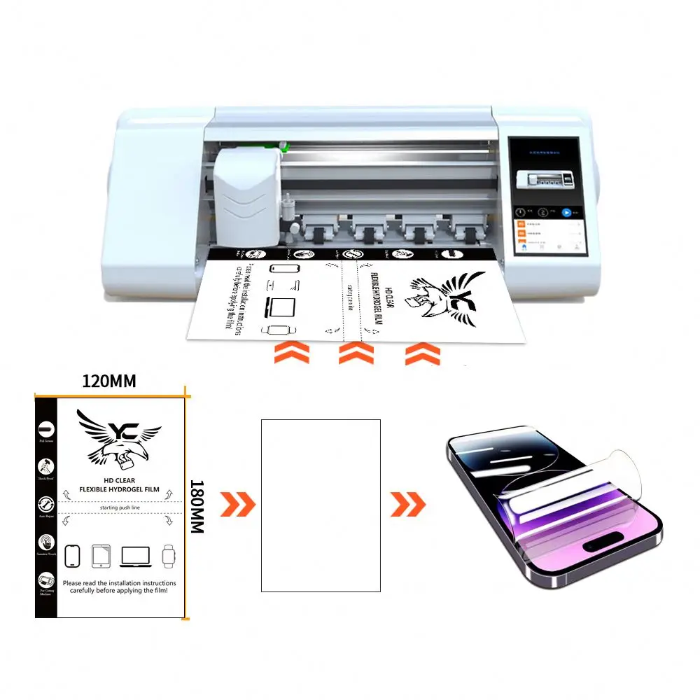 TPU Screen Protector Self Healing Hydrogel Anti Spy Protective Film For Screen Protector Making Cutting Machine