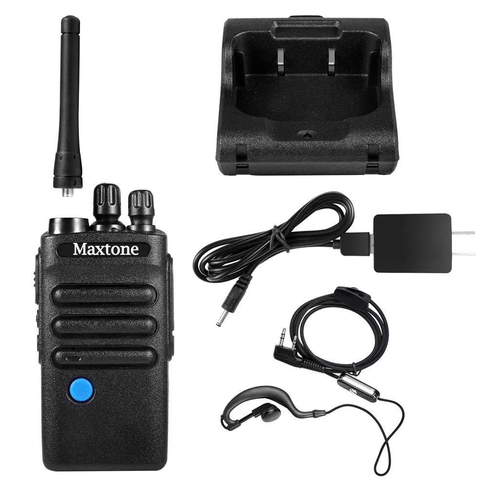 
Maxtone Walkie Talkie MT510 UHF 400-470 MHz 16 Channels 5KM Range Two Way Radio 