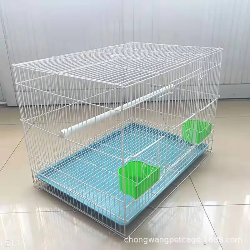 Wholesale quail parrot bird cage with feeder metal pet cage bird iron cage