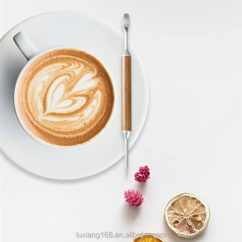 Espresso Coffee Tools Latte Stainless Steel Coffee Stirrer with Iron Gift Packing Box for Barista