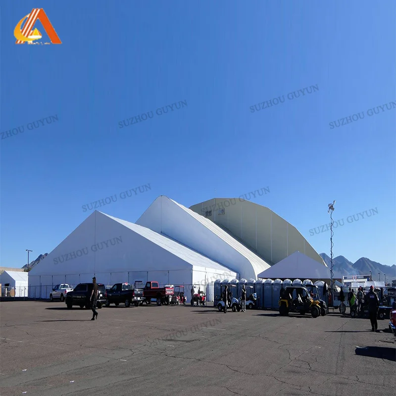 High Quality Party Tent for Outdoor 20x40 Large White Transparent PVC Wedding Marquee for Event Wind-proof 18x50