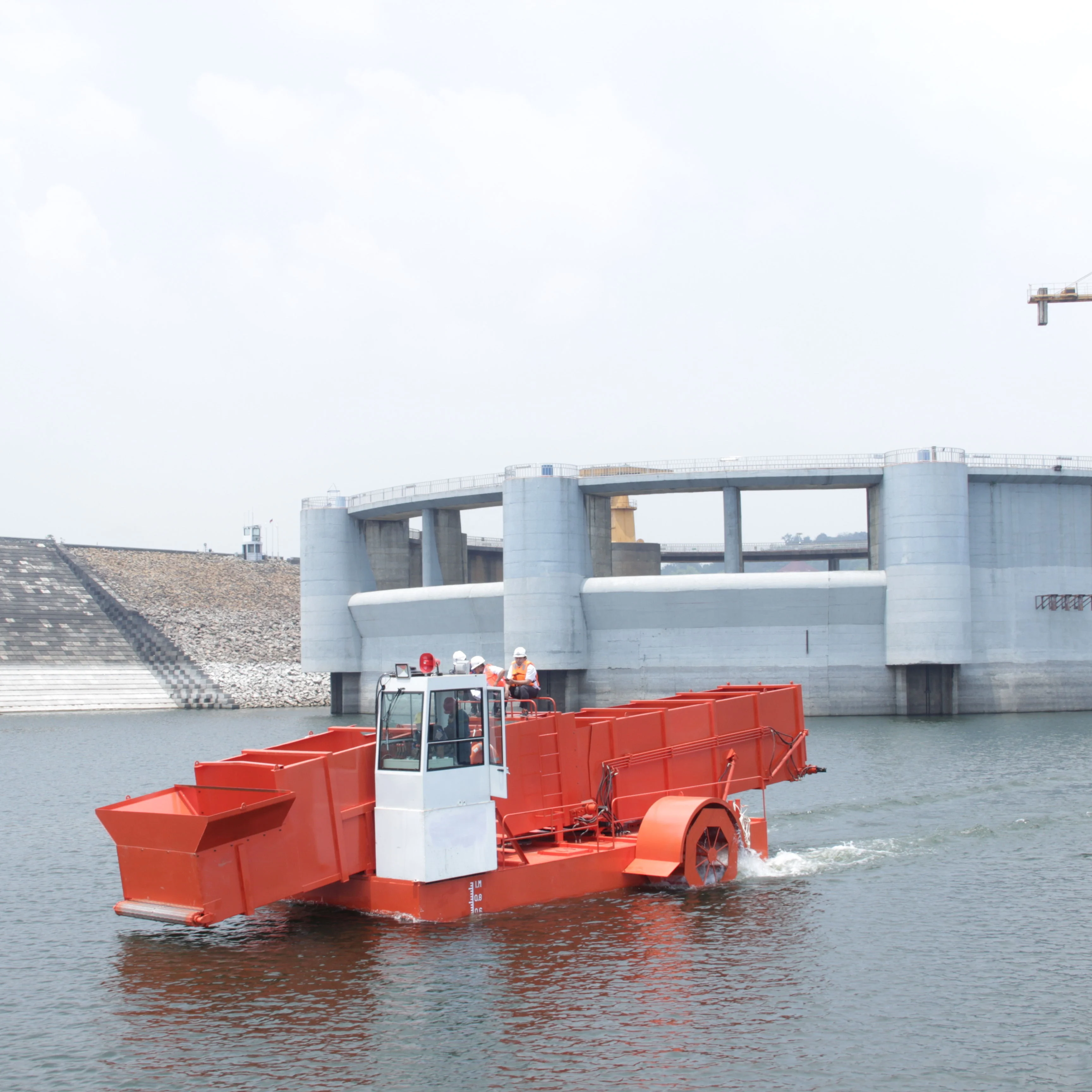 Aquatic Plant Barge For River Weed Transportation