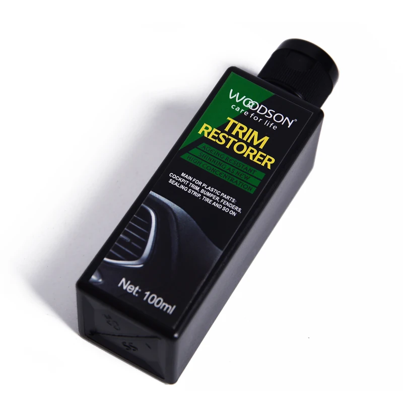 Plastic Cars Restoration Renew Shines & Darkens Worn Out Surfaces UV Sunlight Trim