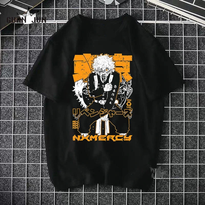 Hot Japanese Anime tokyo revengers 2021 T Shirt Men Cartoon  T-shirt  Graphic Tees Unisex Tops Tshirt Male