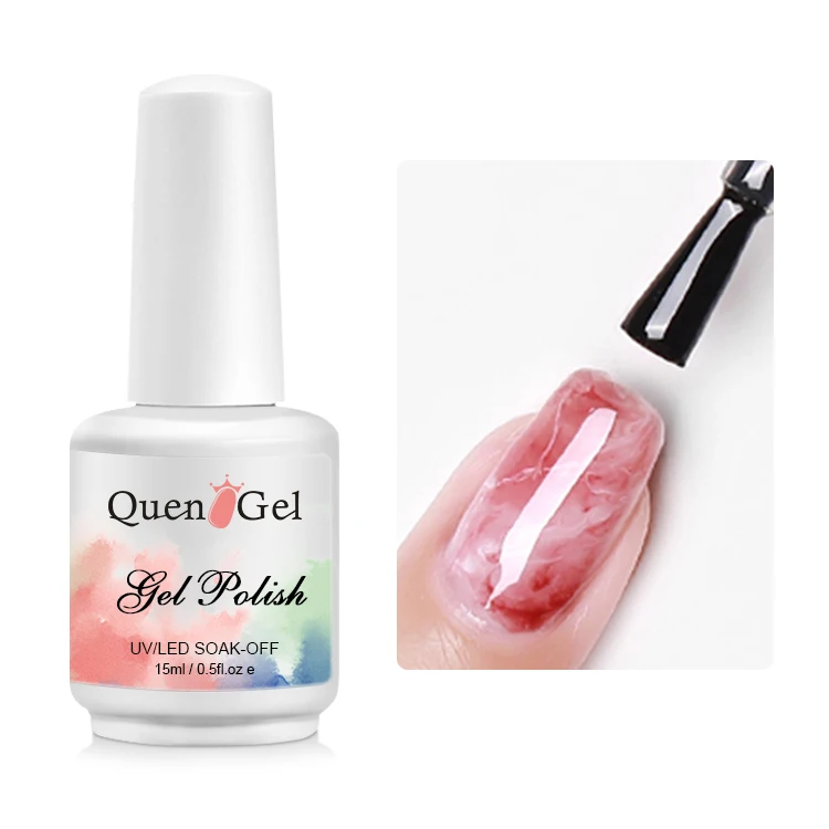 High Quality 12 Colors Blossom Gel Water Flower Marble Ink Liquid Blooming Gel Polish For Nail Salon