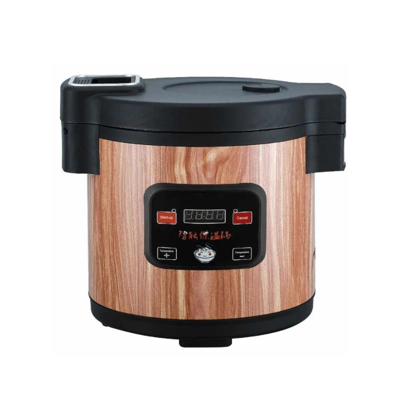 Okicook 20 Quart Commercial Electric Rice Warmer Stainless Steel Intelligent Temperature Control Rice Cooker