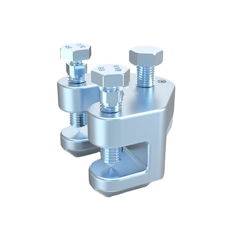 FM  Approval H Steel Structures Spring Steel Beam Clamps For Air Duct