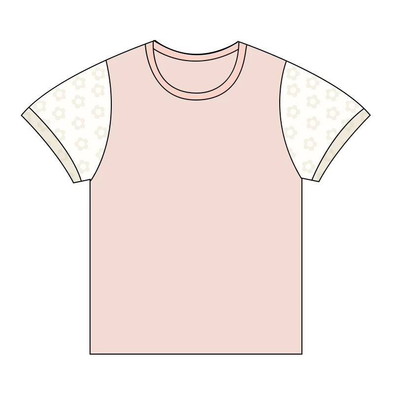 Toddler Kids 100% Cotton Tshirt Embellished Mesh Short Sleeve with Flocked Baby Summer Unisex Top