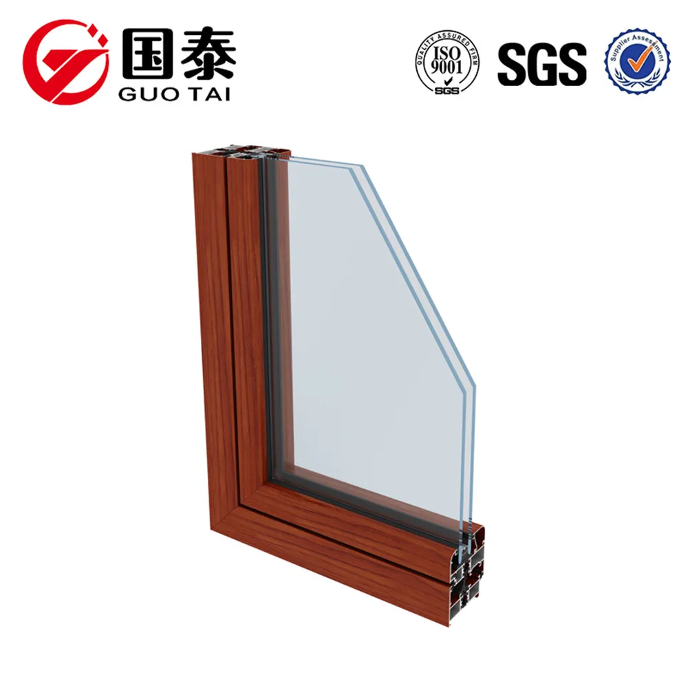 Aluminum curtain wall profile Glass curtain walls accessories for facade