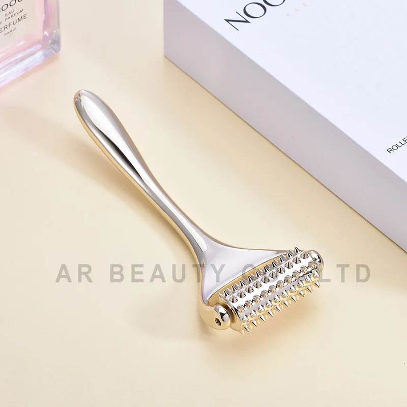 2023 New Design OEM Custom Logo Derma Roller Face Lift  Massager Roller Facial Roller