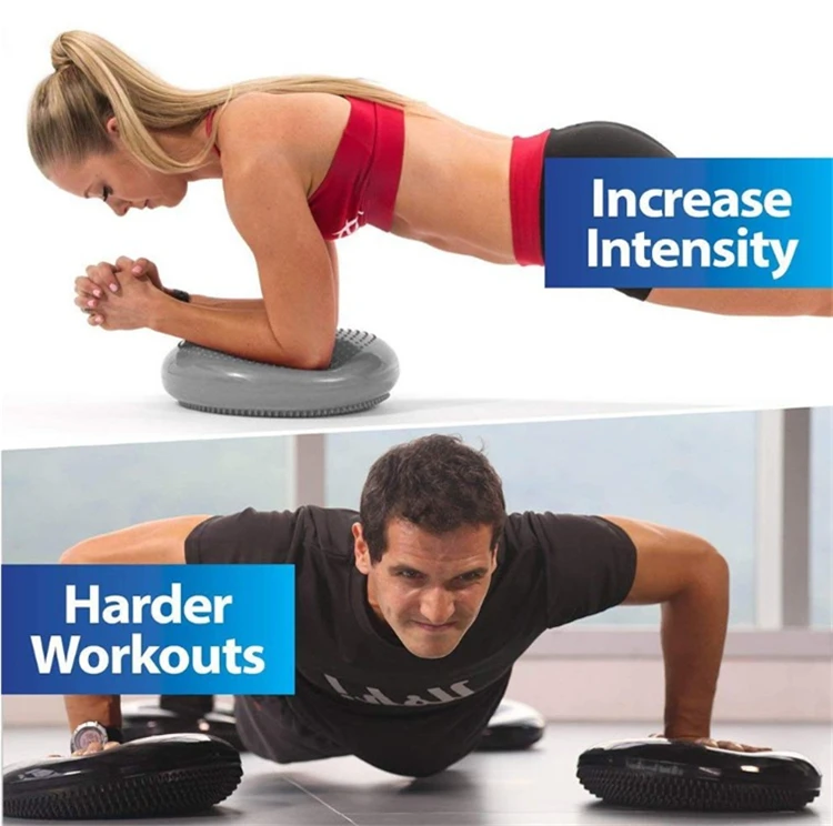 Inflated Stability Wobble Cushion with Pump Multiple Colors Sensory Wobble Cushion Silicone Quality No MOQ