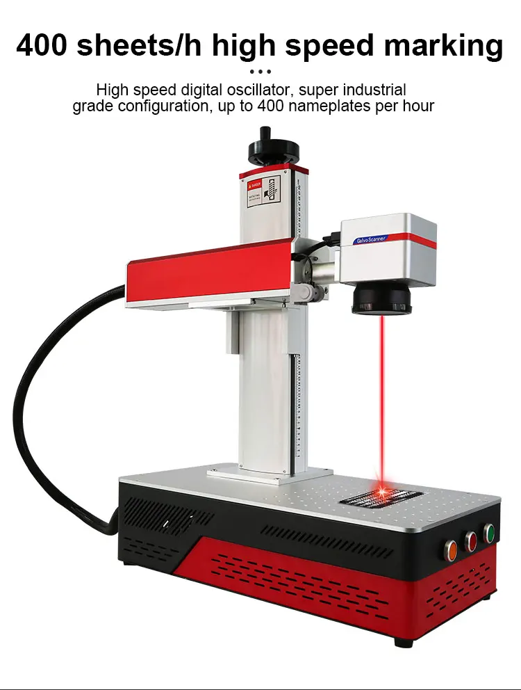 Free Optic Machines Manual Enclosedfiber Pigeon Ring Fiber Laser Marking Machine For Me