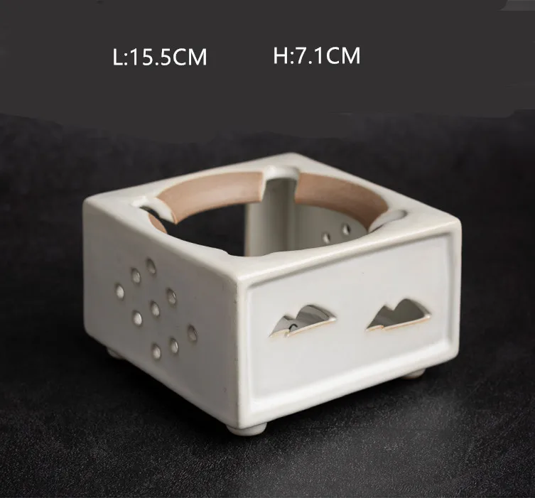 Harmony High Sale Heat-Resistant Chinese Antique Moon White Candle Fruit Tea Infuser Tea Pot