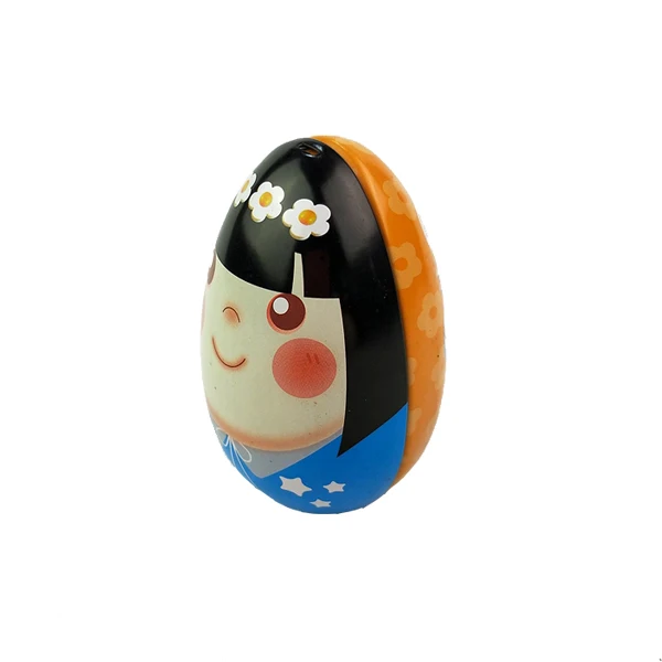 egg shape candy gift tin box chocolate tin can