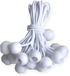 White Bungee Balls, Taomoder Black Bungee Cord Heavy Weight Tarp Bungee Cords Tie Down Straps Multifunction Elastic Rope,SJD002