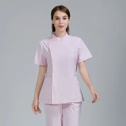 2021 Wholesale Tops and Pants High Quality Nurse Uniform Spandex Stretchy Fashionable Uniform Medico Scrubs Uniforms
