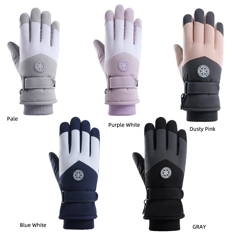 wholesale cheap fashion men/women gloves  black workout hand gloves cotton ski snow gloves