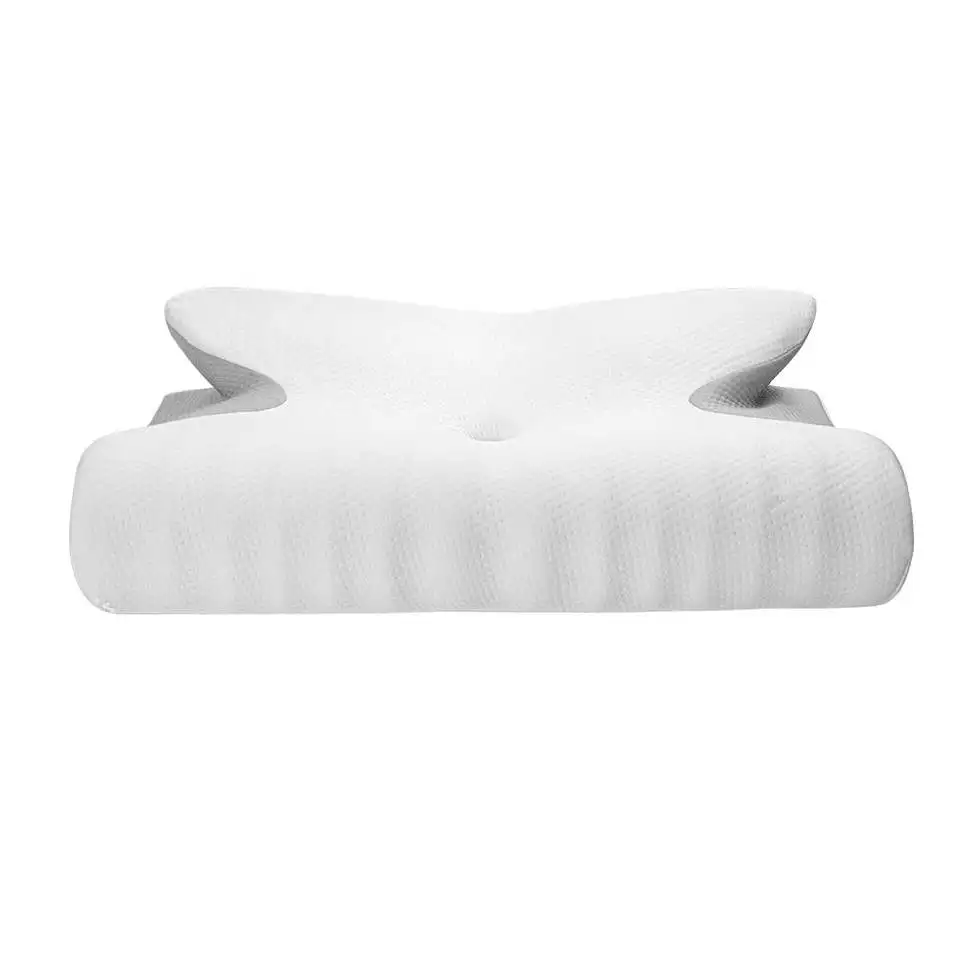 Medical Ergonomic Sleeping Cervical Orthopedic Neck Bed Memory Foam Pillow for Sleeping Custom White OEM 100% Polyester Nonwoven
