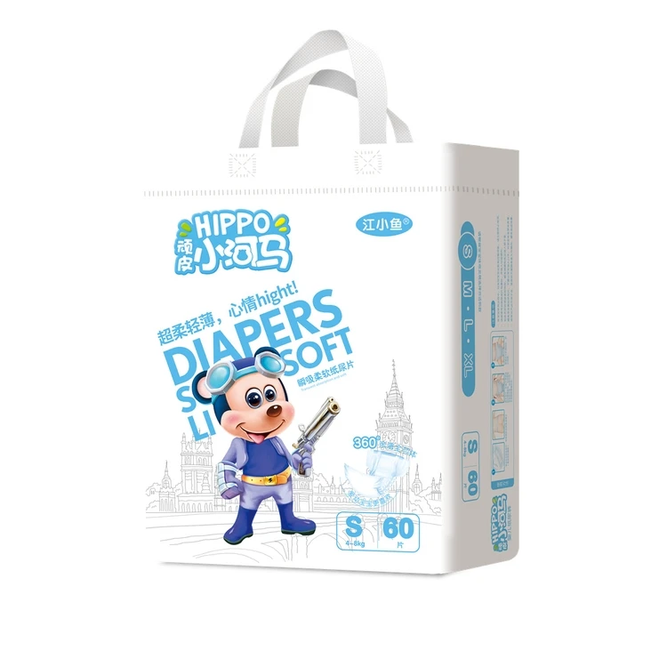 Hot Selling Customized Class a Disposable Baby Diapers Breathable Printed Magic Tape USA Fluff Pulp Japan SAP Wholesale Price