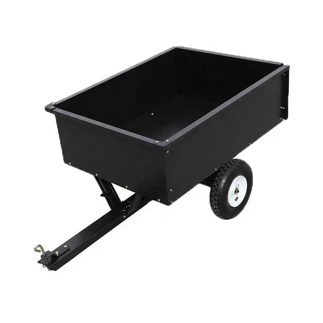 
Removable dump cart garden trailer mower trailer for any outside tractors 