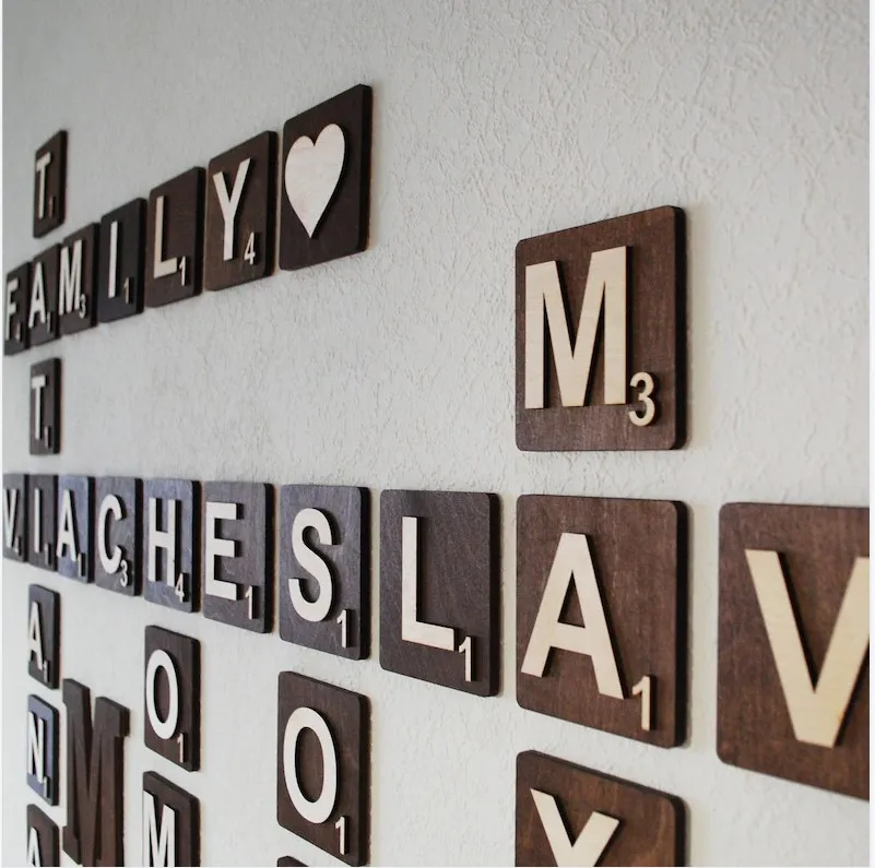 Wooden Letters Wall Hanging Letters for Home Decor