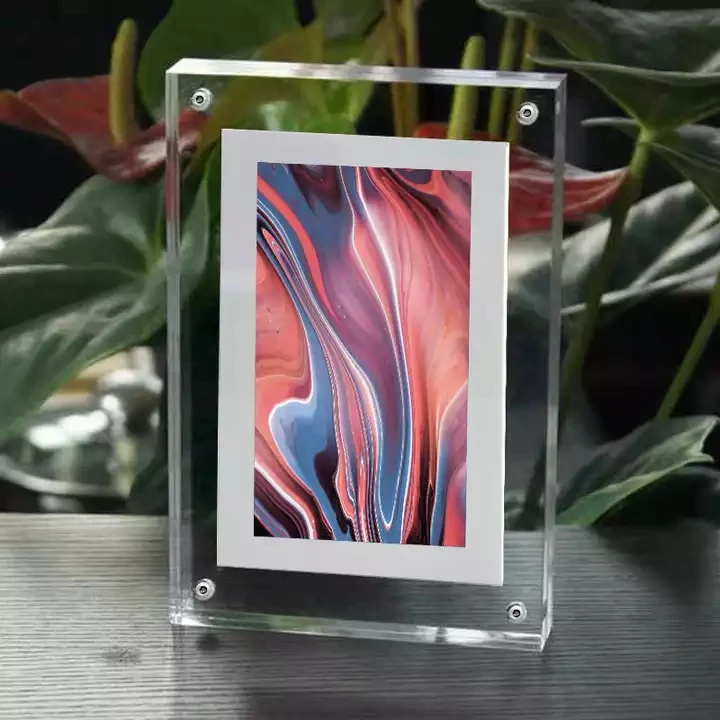 Full Hd Picture Frame Digital Stand 1280*800 Electronic Lcd Photo Album Digital Photo Frame 7 Inch