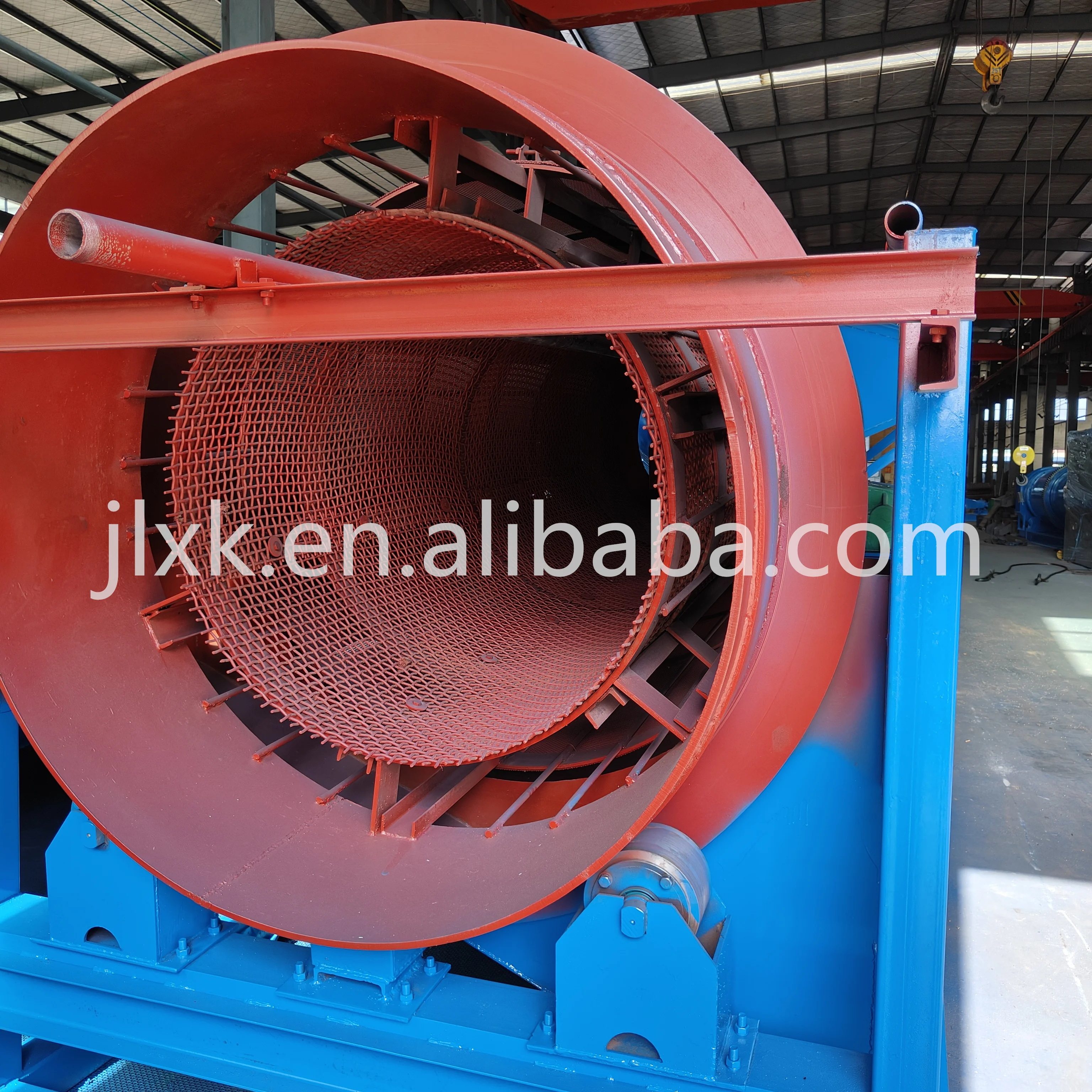 20-30tph Alluvial Gold Mining Washing Plant Drum Rotary Trommel Screen