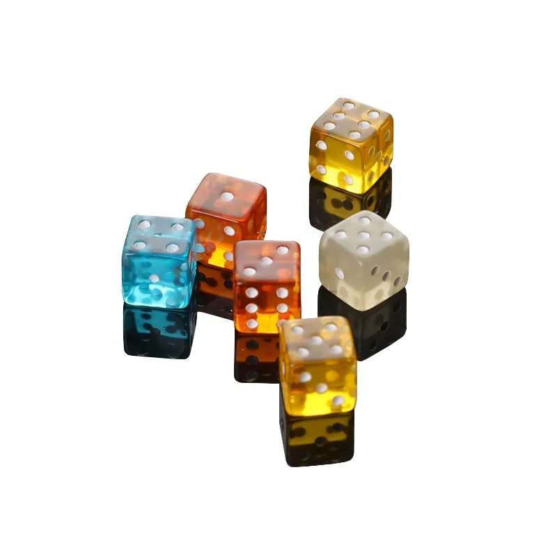  Игровые игральные кости dnd Подземелья и Драконы на заказ Полный наклон казино D6 набор прозрачных многогранных