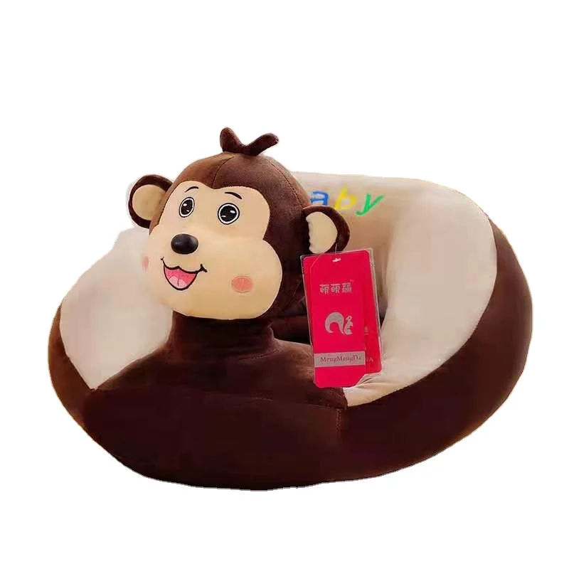 Wholesale unicornr shape baby plush cushion baby cartoon seat animal shape baby chair