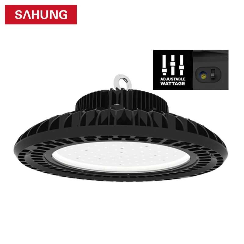 High Power IP65 Workshop Warehouse UFO High Bay Lamp 100W 150W 200W High Luminous Efficiency 170LM/W LED Highbay Lamps
