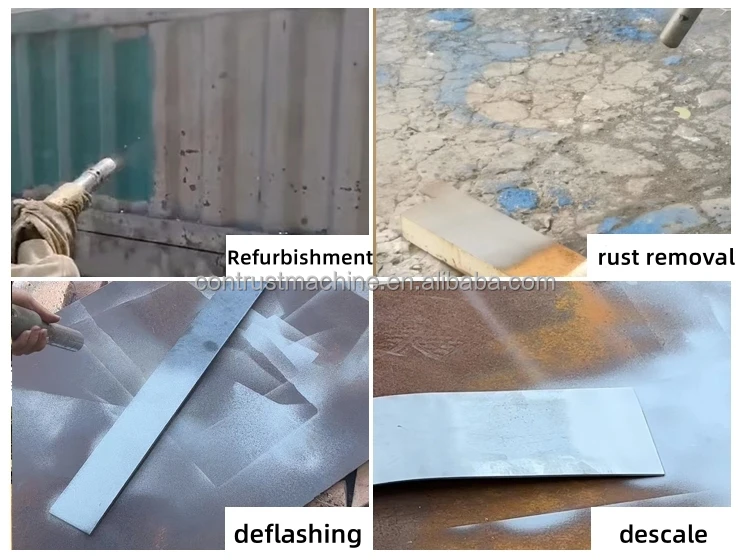 Portable Turntable Dry Sandblasting Machine Blaster Cabinet