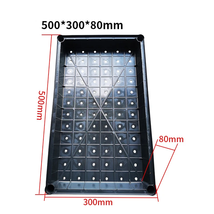 Free samples Hot-selling garden supplies hydroponic plant growing germination plastic seedling pots seed tray nursery trays