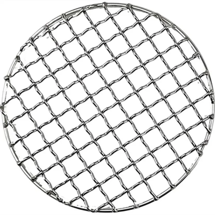 Korean barbecue rack for grilled fish and chicken stainless steel bbq grill net bbq mesh mat