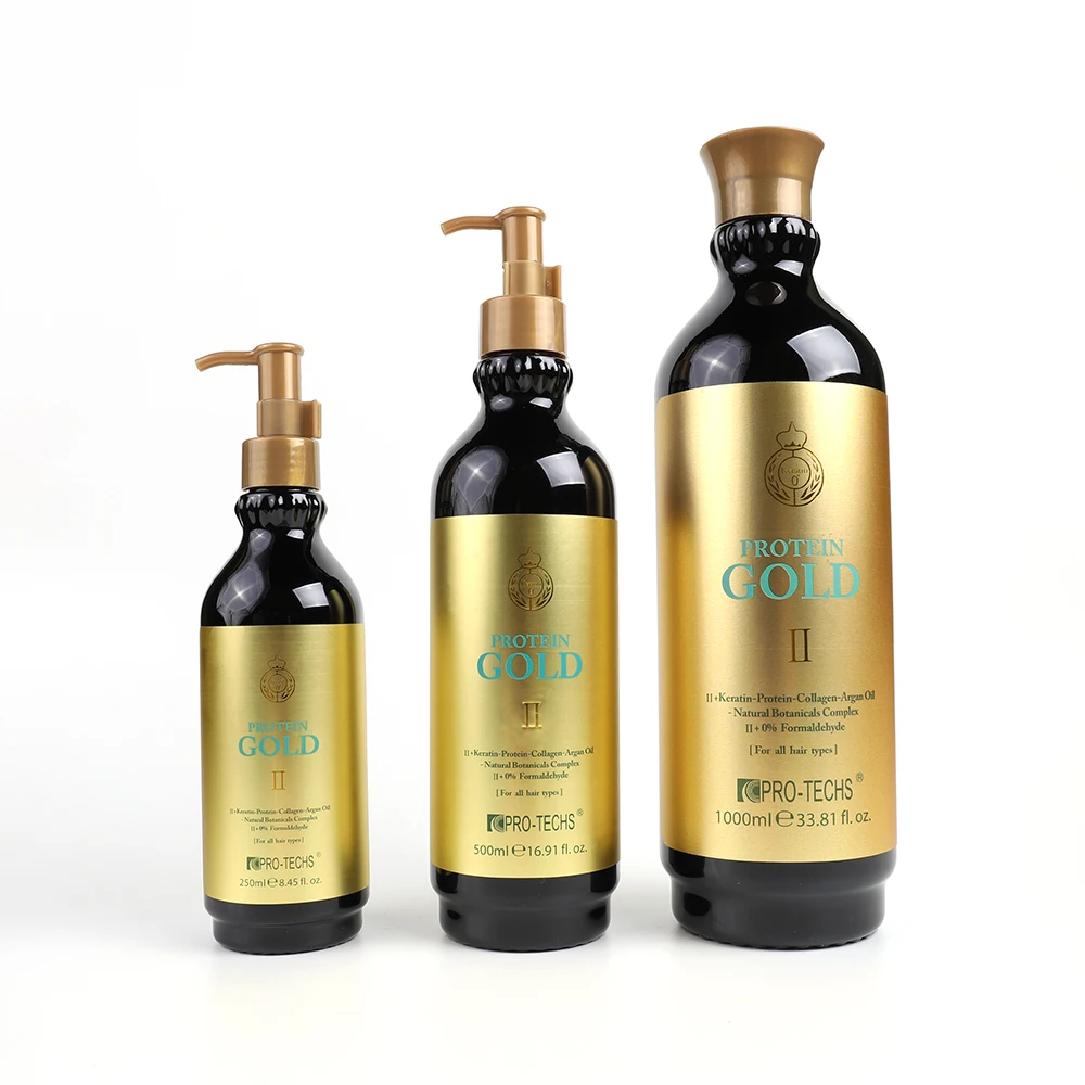 Professional Salon Use Collagen Argan Oil Formaldehyde Free Protein GOLD Keratin Treatment Cream