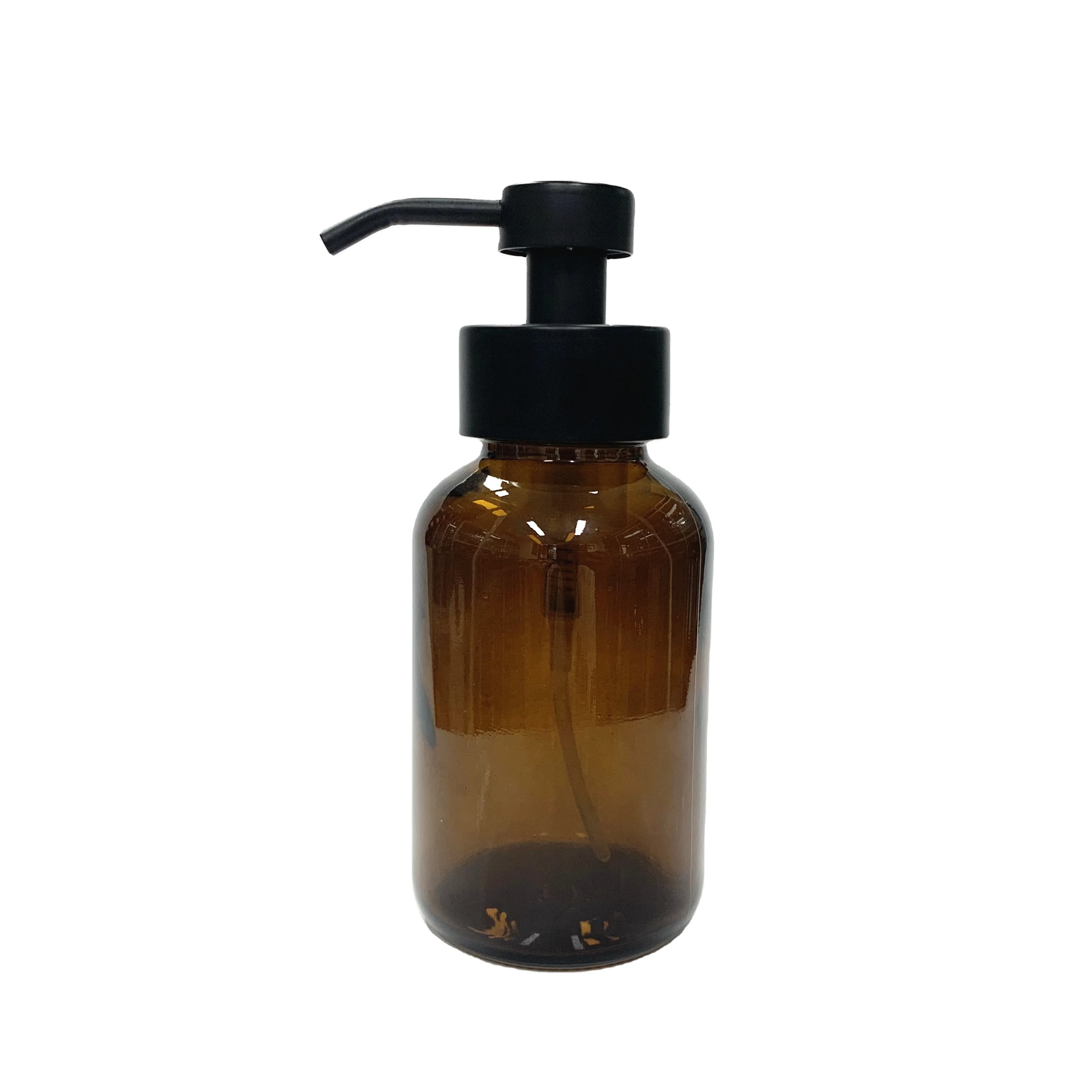 355ml 12oz dish soap amber glass bottle with liquid dispenser pump