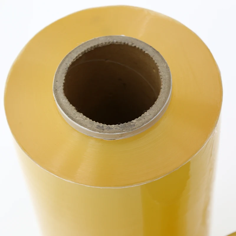 Super Cling Film for Supermarket Use-8 Micron Casting Food Grade PVC Moisture-Proof and Soft Jumbo Rolls Packaging