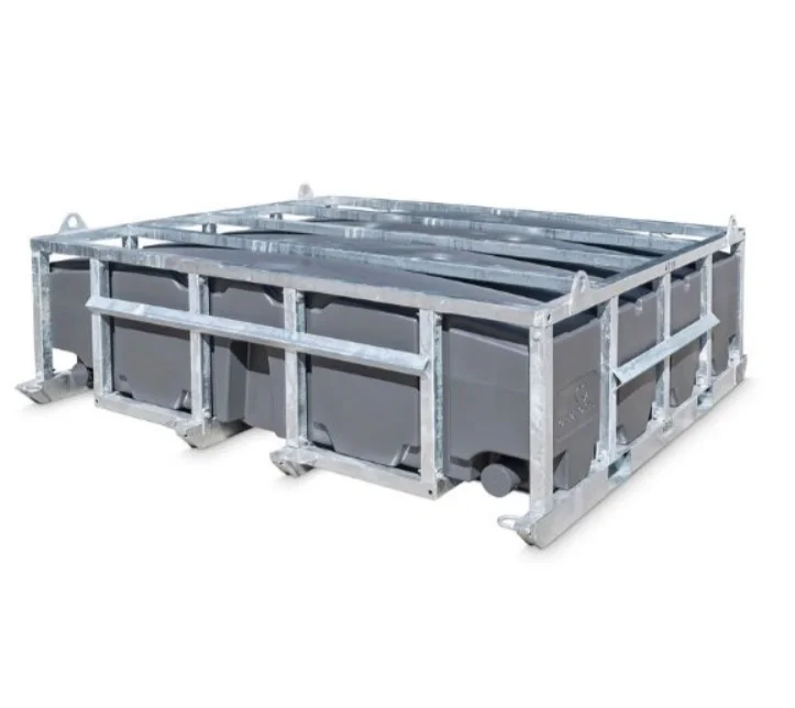 Factory customized 2000L 4000L 6000L septic tank with steel frame  for Industrial and Residential