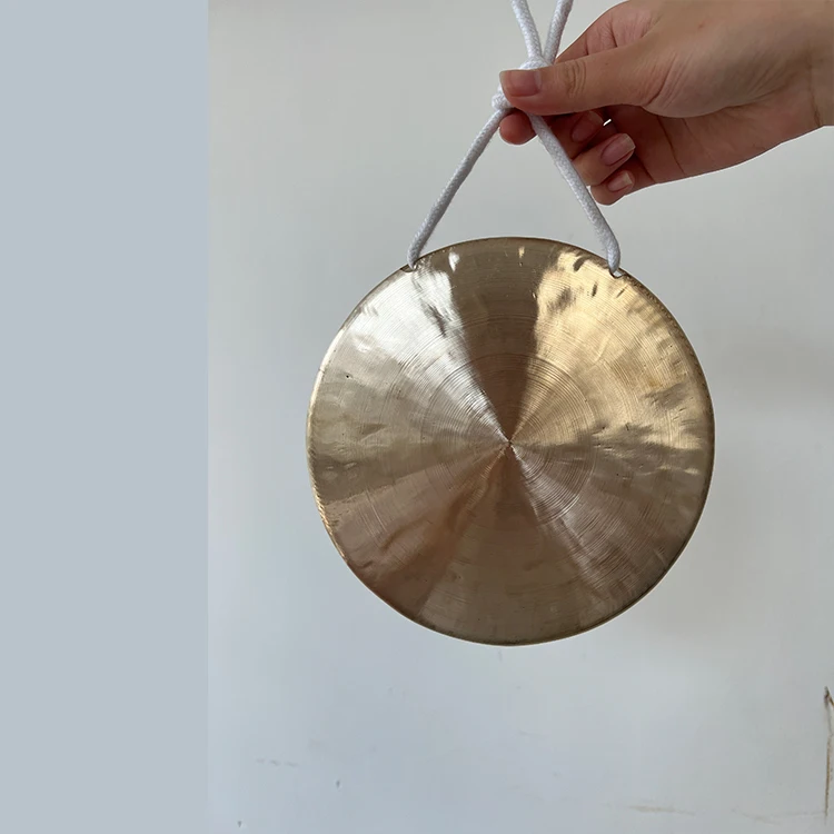 Music instrument copper gong, percussion copper gong music Chinese traditionla instrumentos musicais, qi gong/causeway
