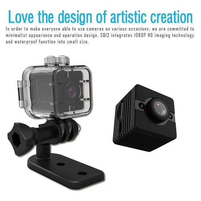 1080P HD Wearable Spy Mini Camera Sport Waterproof Wifi