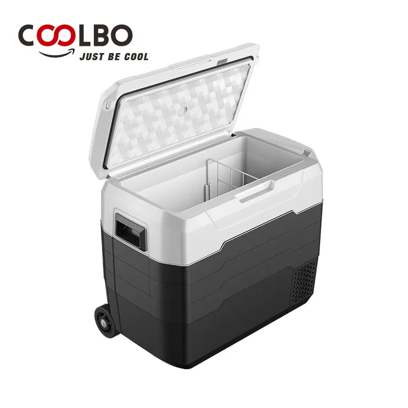  12V DC Car Refrigerator ALG50 Portable Small Freezers Auto Accessories Mini Solar Freezer Camping Appliances