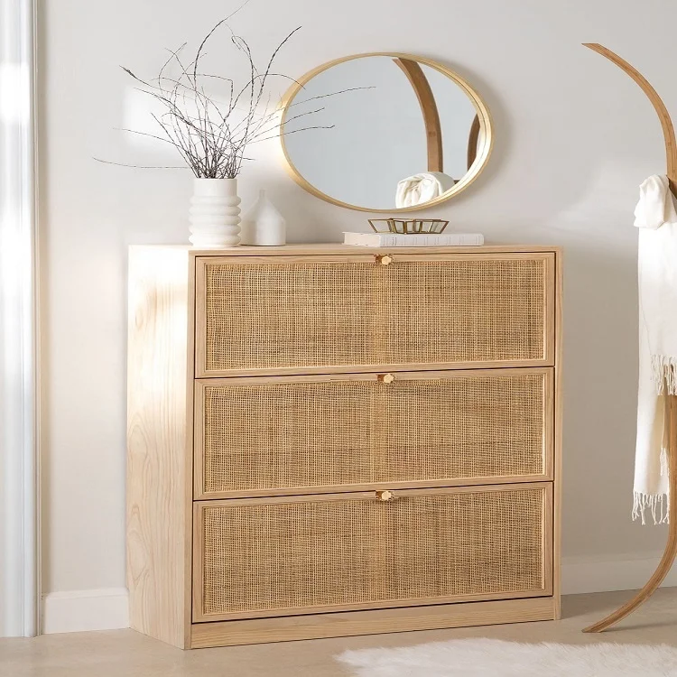 Phoenix Home Living Room Furniture Shoe Storage Modern Design Wooden Shoe Cabinet