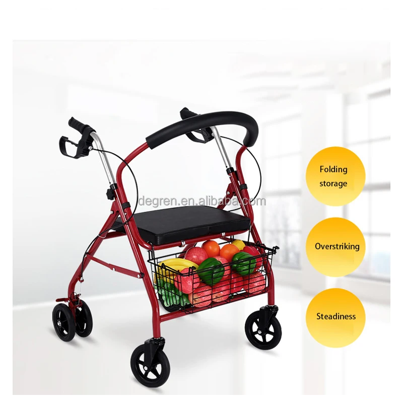 Rollator Walker with seat for Senior Elderly Adults Disability Aid baby walking aid walking aid for children