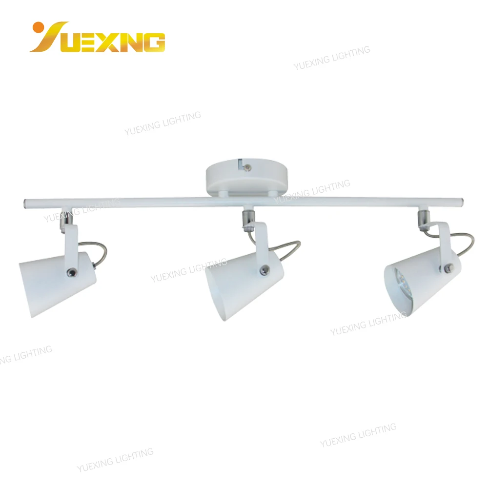 Unique Design Single Holder Iron Indoor Round White Halogen Bulb GU10 Wall Lamp Spot Light