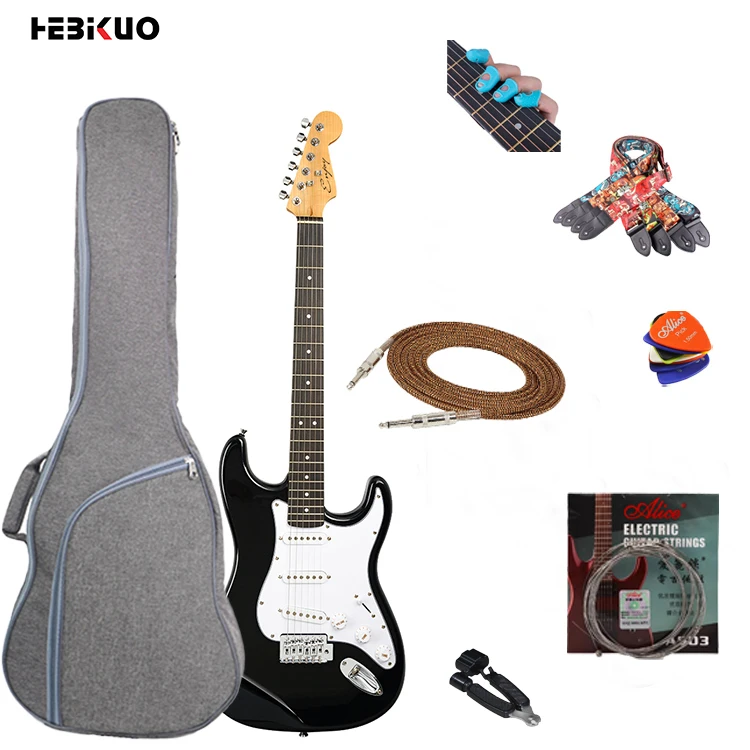 oem Manufacturer carbon fiber diy electric guitar kits colorful guitar electric