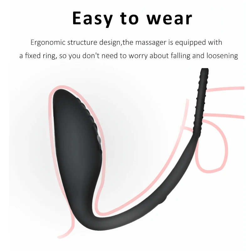 Вибратор с электрическим током для массажа простаты с кольцом на член, беспроводные дистанционные секс-игрушки для мужчин, Анальная пробка, эротические игрушки для взрослых