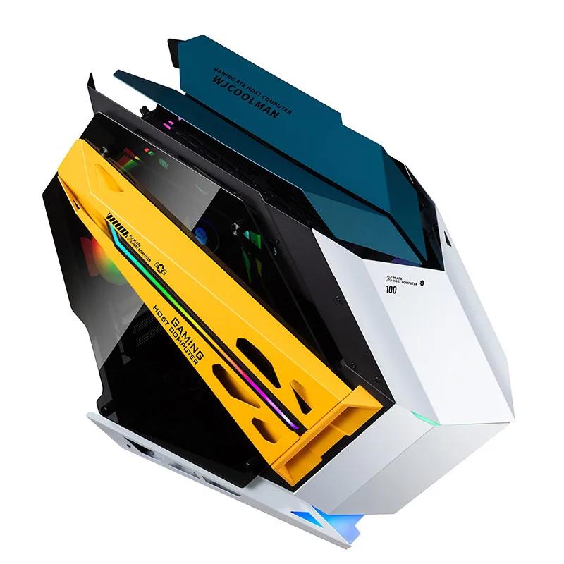 
OEM High quality atx with power supply fan cooler master plastic LED customizable dustproof gaming computer hardware 