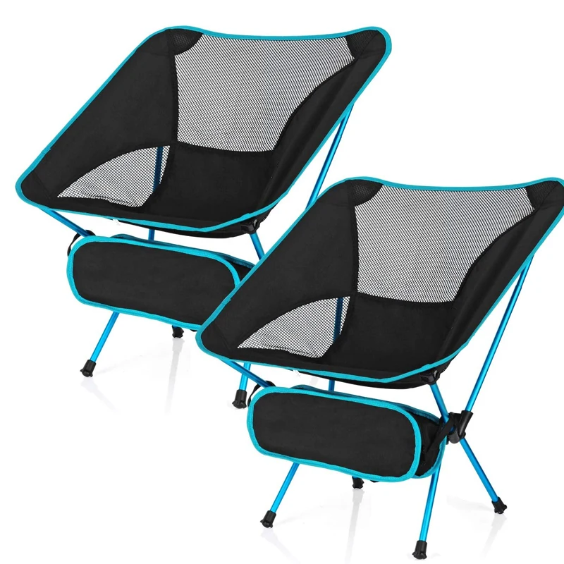 Custom logo Outdoor Portable Lightweight Pocket Fishing Chair Folding Camping Chair