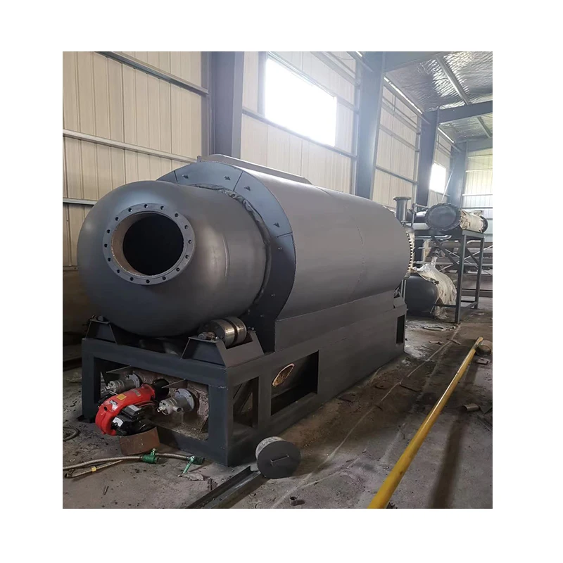 Skid Mounted Small Used Tyre Recycling Machine to Oil Pyrolysis Reactor Plant Cheap Price